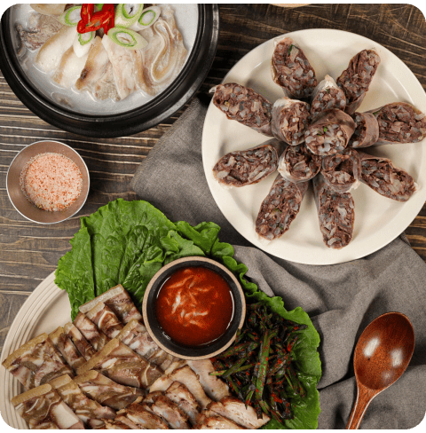 근돼국밥 메뉴