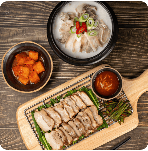 근돼국밥 메뉴